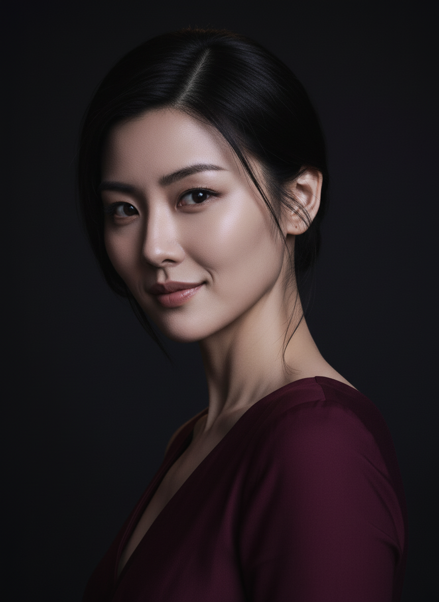 Diana — low angle, predatory gaze