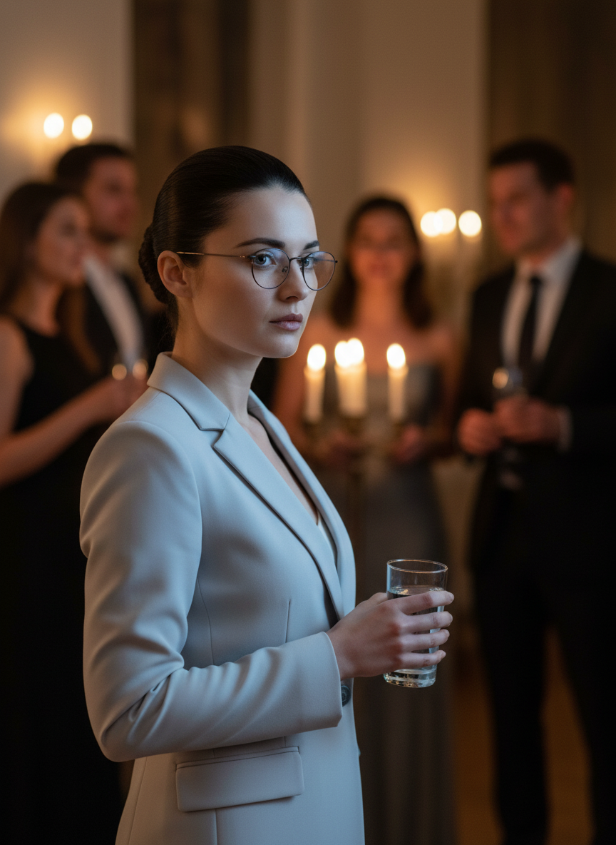 Elena — watching at the party