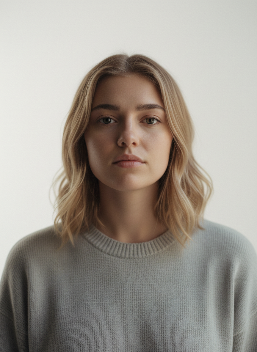 Mila — studio, low angle