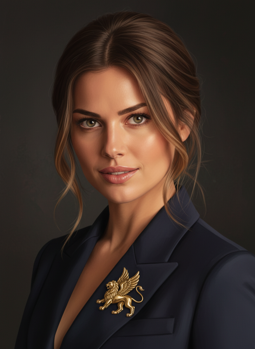 Sasha — proud expression