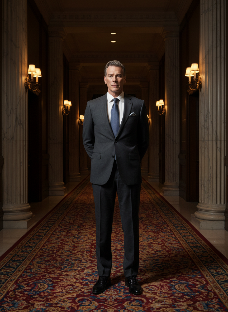 Victor — private members club corridor