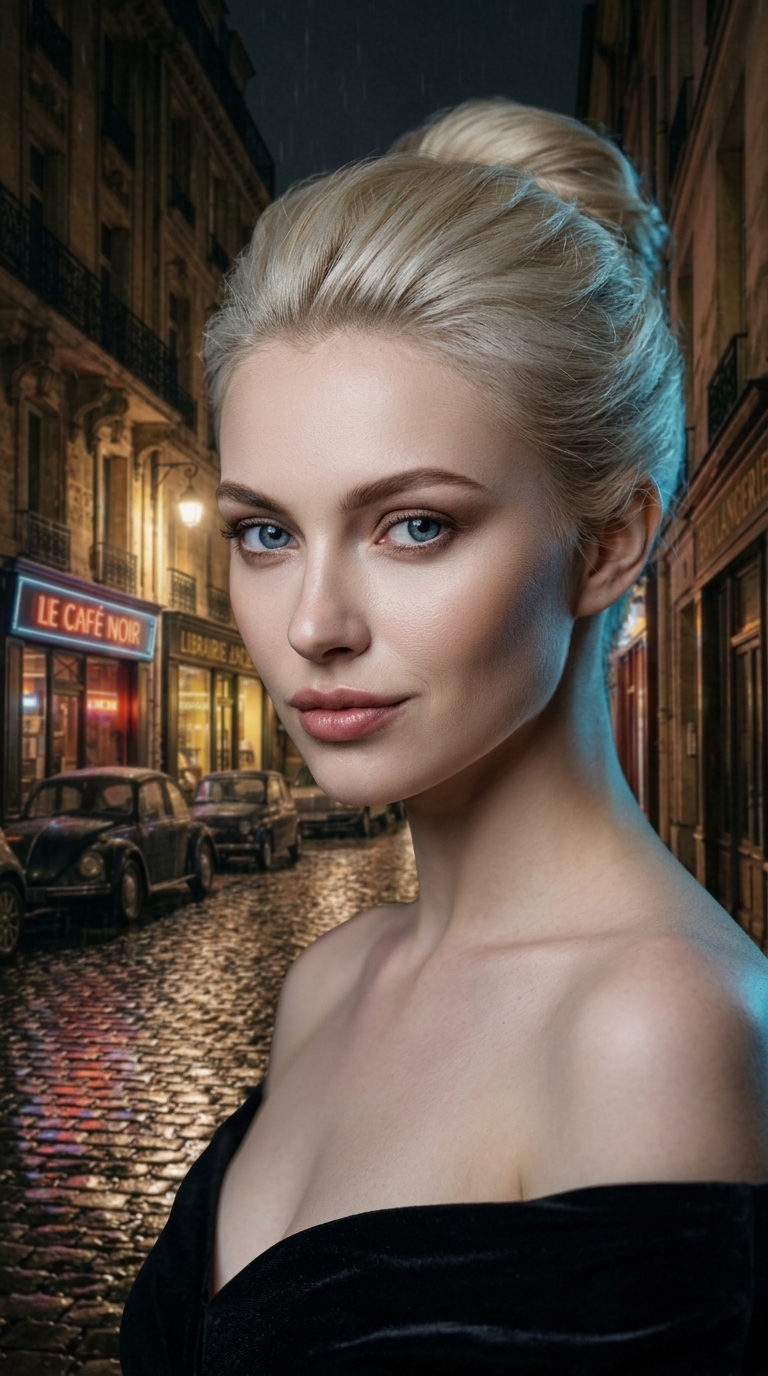 Vera rain night smirk